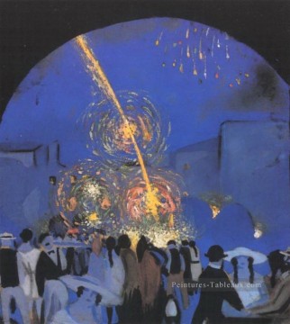 Artworks by 350 Famous Artists Painting - Fiesta in Figueres Salvador Dali
